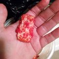 nicki.g's cooksnap of when they made Hot cheeto mozzarella sticks (CheezOs).