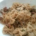 El cooksnap de Isabel R. cuando hizo Macarrones con nata y champiñones gratinados.