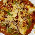 Srilekha Banik's cooksnap of when they made পিৎজা পরাঠা.