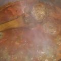 El cooksnap de Lucia Rivera cuando hizo Spaghettis con albóndigas.