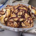 El cooksnap de Paula Danielaimar cuando hizo Espirales de hojaldre y crema de cacao.