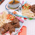 Cooksnap dari viskahana untuk resep Beef steak and cheese potato wedges #PR_recookamerikaamerhoma