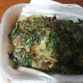 El cooksnap de Mariela Cierezko cuando hizo Torrejas de acelga.