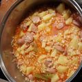 Ilona Szabó_2 Cooksnap-ja, amikor elkészítette a(z) Tarhonyás krumpli virslivel receptet.