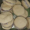 El cooksnap de Lore cuando hizo Alfajores de maicena sin manteca.