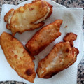 El cooksnap de Maria del Carmen cuando hizo "cachopos" de pollo.