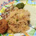 Hayat Akber Khan's cooksnap of when they made Kabab Pulao #Rice_Competition #CookpadApp #RamadanKiTaiyyari.