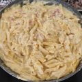 El cooksnap de Laura Hernandez Rosa cuando hizo Macarrones a la carbonara.