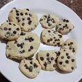 El cooksnap de mercedes delgado cuando hizo Cookies de avena y chips de chocolate veganas.