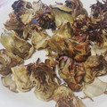 El cooksnap de Paula Lozano cuando hizo Alcachofas fritas en freidora de aire Cosori.