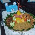 Cooksnap dari Mahdalena untuk resep Nasi Tumpeng Ricecooker
