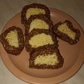 Ágnes Divinyi Cooksnap-ja, amikor elkészítette a(z) Kókuszkrémmel töltött sütőtökös-zabpelyhes rúd receptet.