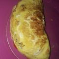 El cooksnap de Melanie Ramírez cuando hizo Omelette de queso y tomate.