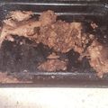 El cooksnap de Matías cuando hizo Brownie con cacao (sin barras o chips de chocolate).