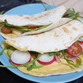 El cooksnap de CDNavarro cuando hizo Quesadilllas de tortilla francesa rellenas.