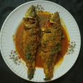 Sarbani bhattacharya 's cooksnap of when they made পেঁপে আলু দিয়ে চারাপোনার ঝোল (pepe aloo diye chara ponar jhol recipe in Bengali).