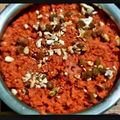  ~Sushma Mishra Home Chef का कुकस्नैप जब उन्होंने इंस्टेंट गाजर हलवा (instant gajar halwa recipe in Hindi) बनाया था।