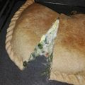 El cooksnap de Yamila Gallardo cuando hizo Masa para calzones y fugazzeta rellena (receta de pizzería).