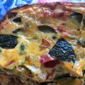 El cooksnap de ceci cuando hizo Soufflé de zapallitos y zanahoria acompañado con ensalada.