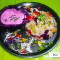 Hetal Chirag Buch's cooksnap of when they made મલ્ટી કલર વેજ. પુલાવ (Multi Color Veg. Pulao Recipe In Gujarati).