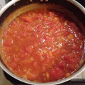 El cooksnap de Gabriela liñares cuando hizo Salsa de tomate casera para conservar.