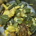 ÝTumpa Bose's cooksnap of when they made ঢেঁড়স (Dheras bhaJa recipe in Bengali).