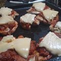 El cooksnap de yani Beliz cuando hizo Pechuga de pollo a la pizza.