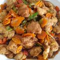 El cooksnap de Susana cuando hizo Cerdo agridulce con Thermomix.