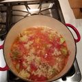 Kim Lochridge's cooksnap of when they made Cabbage Rolls.
