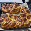 Mónika Szeberényi Cooksnap-ja, amikor elkészítette a(z) Húsvéti fonott kalács receptet.
