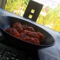 El cooksnap de Javier Ortega Nuñez cuando hizo Albóndigas en salsa.