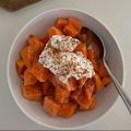 Cooksnap de Daniela Bargado quando cozinhou Papaia com Chantilly de Coco.