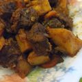 El cooksnap de Ricardo Trujillo cuando hizo Carne compuesta estilo canario.