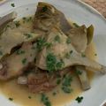 El cooksnap de Juan Francisco cuando hizo Alcachofas con costillas de cerdo.