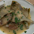 El cooksnap de Juan Francisco cuando hizo Alcachofas con costillas de cerdo.