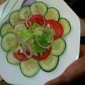Dan Chefa's cooksnap of when they made Cucumber and tomato salad.