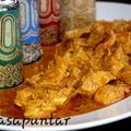 El cooksnap de Gema la gaditana cuando hizo Pollo tikka masala.