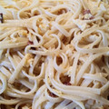 El cooksnap de Carmeta cuando hizo Salsa carbonara Auténtica, con espagueti.