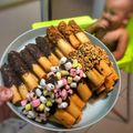 Cooksnap kak bie empire semasa beliau membuat Popiah coklat 🍫🍫🍬🍭.