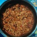 El cooksnap de Mar Maslow cuando hizo Chili dog.