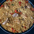El cooksnap de miguel Villalba cuando hizo Paella de carne.