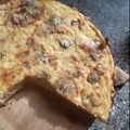 El cooksnap de Julia cuando hizo Tarta de cebolla y queso azul.