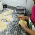 El cooksnap de Cecilia Puente cuando hizo Fideo bien caseros con salsa de albóndigas.