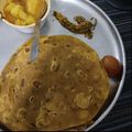 Kirti Mohan का कुकस्नैप जब उन्होंने मेथी का थेपला (methi ka thepla recipe in Hindi) बनाया था।