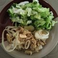 El cooksnap de Amilkar Almanza cuando hizo Filetes de pescado con champiñones.