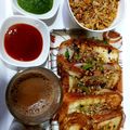 Bulbul Sarraf का कुकस्नैप जब उन्होंने वेजिटेबल सैंडविच (vegetable sandwich recipe in Hindi) बनाया था।