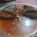 El cooksnap de Susana cuando hizo Un flan casero.
