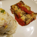El cooksnap de Yohelis González cuando hizo "Involtini" de berenjenas.