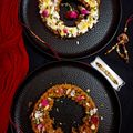 Madhvi Dwivedi का कुकस्नैप जब उन्होंने घेवर (Ghevar recipe in hindi) बनाया था।