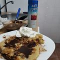 El cooksnap de Vanessa Medina Lara cuando hizo Tortitas americanas o pancakes.
